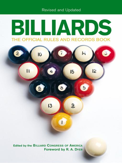 Title details for Billiards, Revised and Updated by Billiards Congress of America - Available